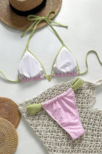 Sexy Triangle Cup Two Piece Swim Set image 4
