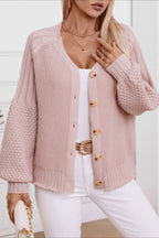Solid Button Knit Cardigan image 5