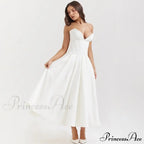 Adriana Midi A-Line Charming Strapless Corset Dress image 23