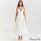 Adriana Midi A-Line Charming Strapless Corset Dress image 24