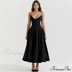 Adriana Midi A-Line Charming Strapless Corset Dress image 4