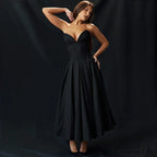 Adriana Midi A-Line Charming Strapless Corset Dress image 12