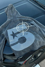 Graphic Print Oversized Hoodie image 3