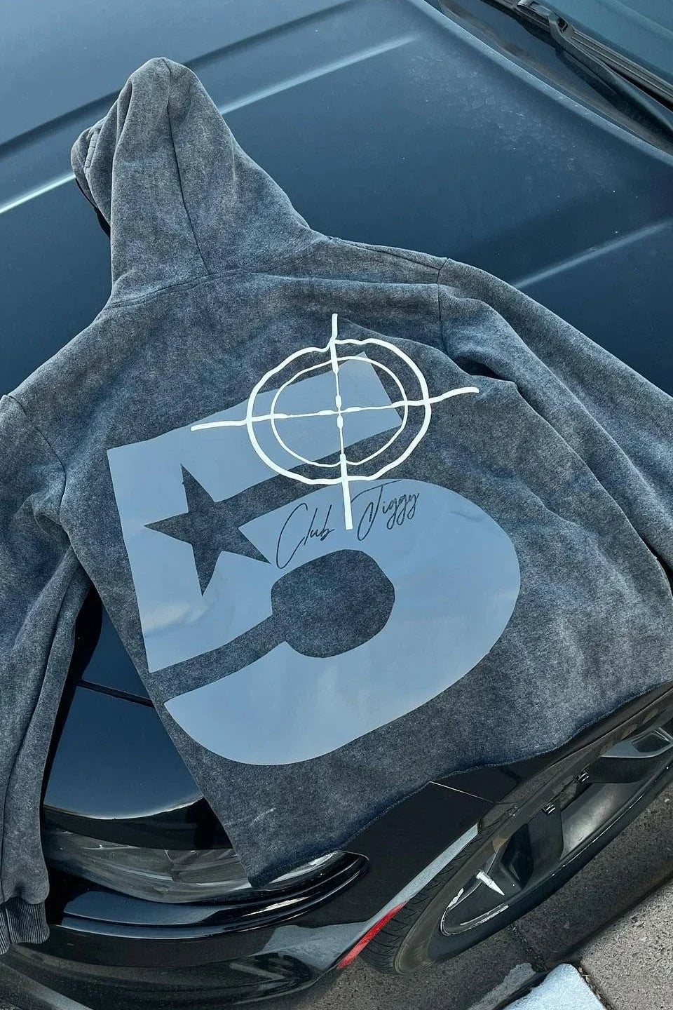 Graphic Print Oversized Hoodie image 3