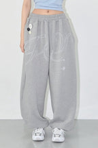 Vintage Hip-hop Letter Wing Casual Pants image 5