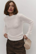 Mohair Round Neck Knit Top image 2