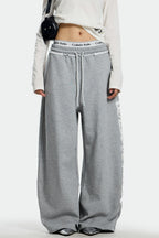 Loose Dropped Shoulder Sweat Pants image 1