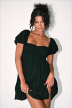 Casual Solid Backless Mini Dress image 3