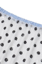 Low Waist Polka Dot Print Skirt image 3