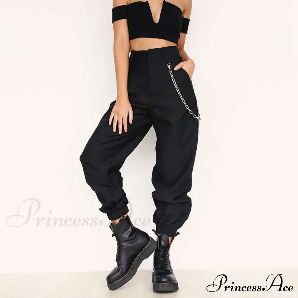 Chain Loose Streetwear Pants image 4