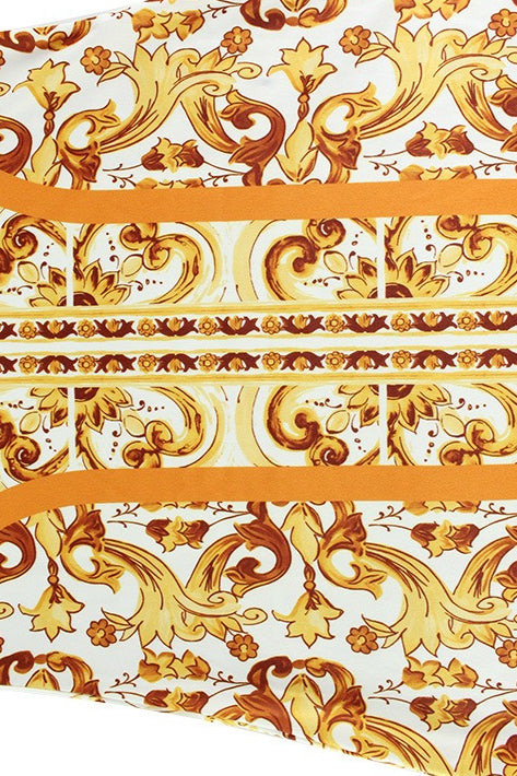 Elegant Vintage Printed Midi Dress image 4
