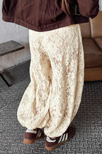 Elegant Lace Harem Pants image 3