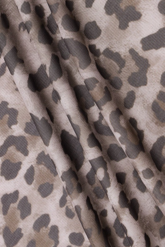 Casual Mesh Leopard Print Skirt image 5
