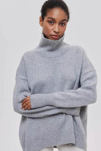 Loose Fit High Neck Sweater image 7