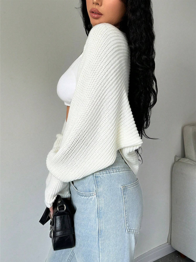 Loose Fit Knit Shrug Cardigan image 4