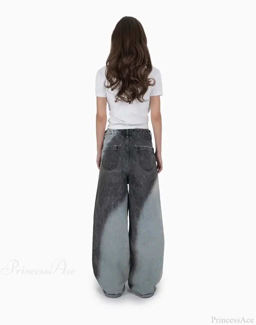 Aged Gothic Dark Contrast Denim Pant image 2