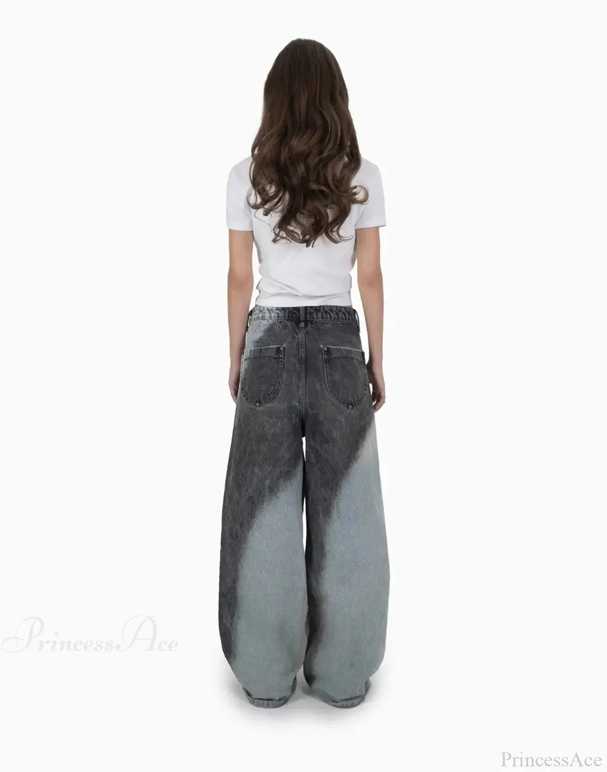 Aged Gothic Dark Contrast Denim Pant image 2