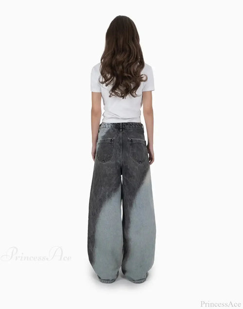 Aged Gothic Dark Contrast Denim Pant image 2