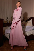 Aiko Flower Stylish Embellished Maxi Dress image 2