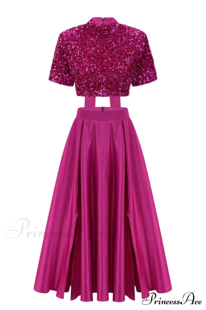 Aisha Sequin Bow Charming Lace Up Set image 7