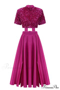 Aisha Sequin Bow Charming Lace Up Set image 7