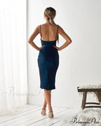 Aleena Satin Stylish Midi Dress image 9