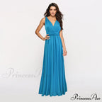 Alexandra Satin Lace Charming Back A-Line Dress image 3