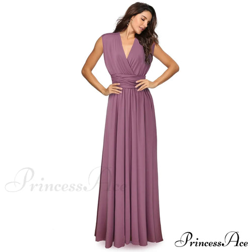 Alexandra Satin Lace Charming Back A-Line Dress image 1