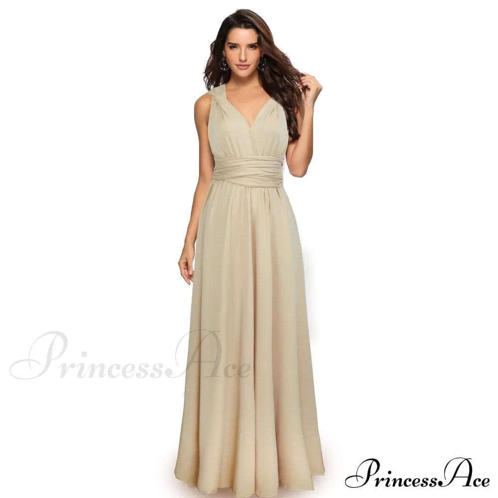 Alexandra Satin Lace Charming Back A-Line Dress image 5
