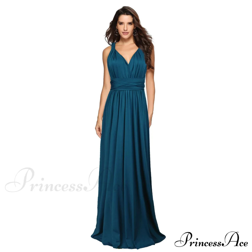 Alexandra Satin Lace Charming Back A-Line Dress image 4