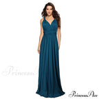 Alexandra Satin Lace Charming Back A-Line Dress image 4
