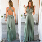 Alexandra Satin Lace Charming Back A-Line Dress image 15