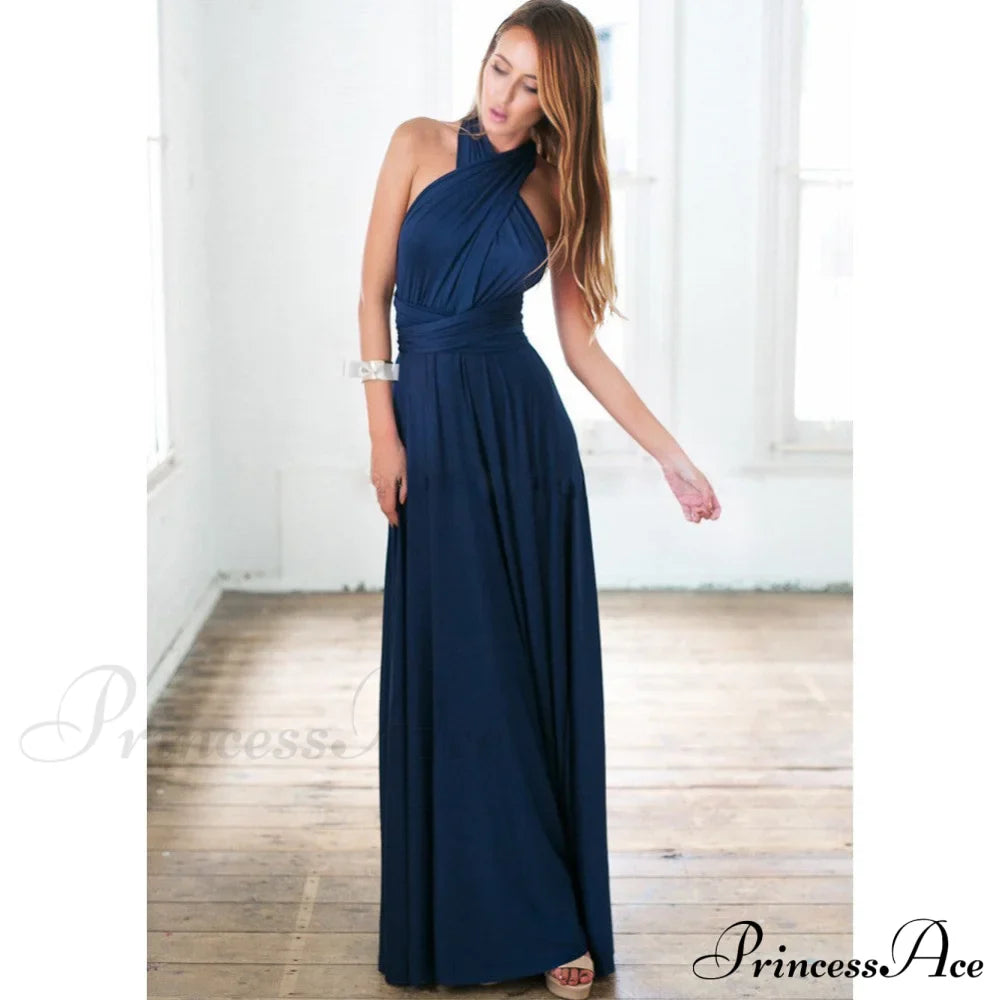 Alexandra Satin Lace Charming Back A-Line Dress image 12