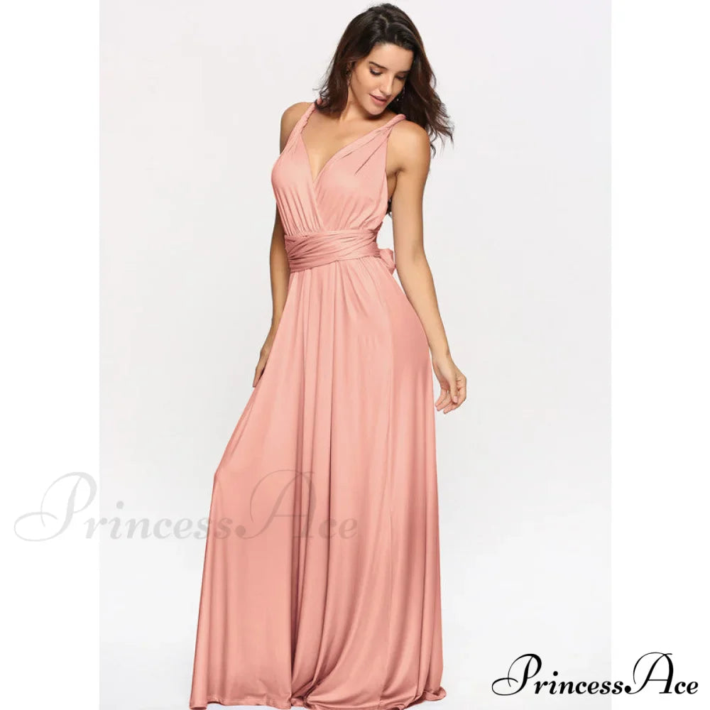 Alexandra Satin Lace Charming Back A-Line Dress image 7
