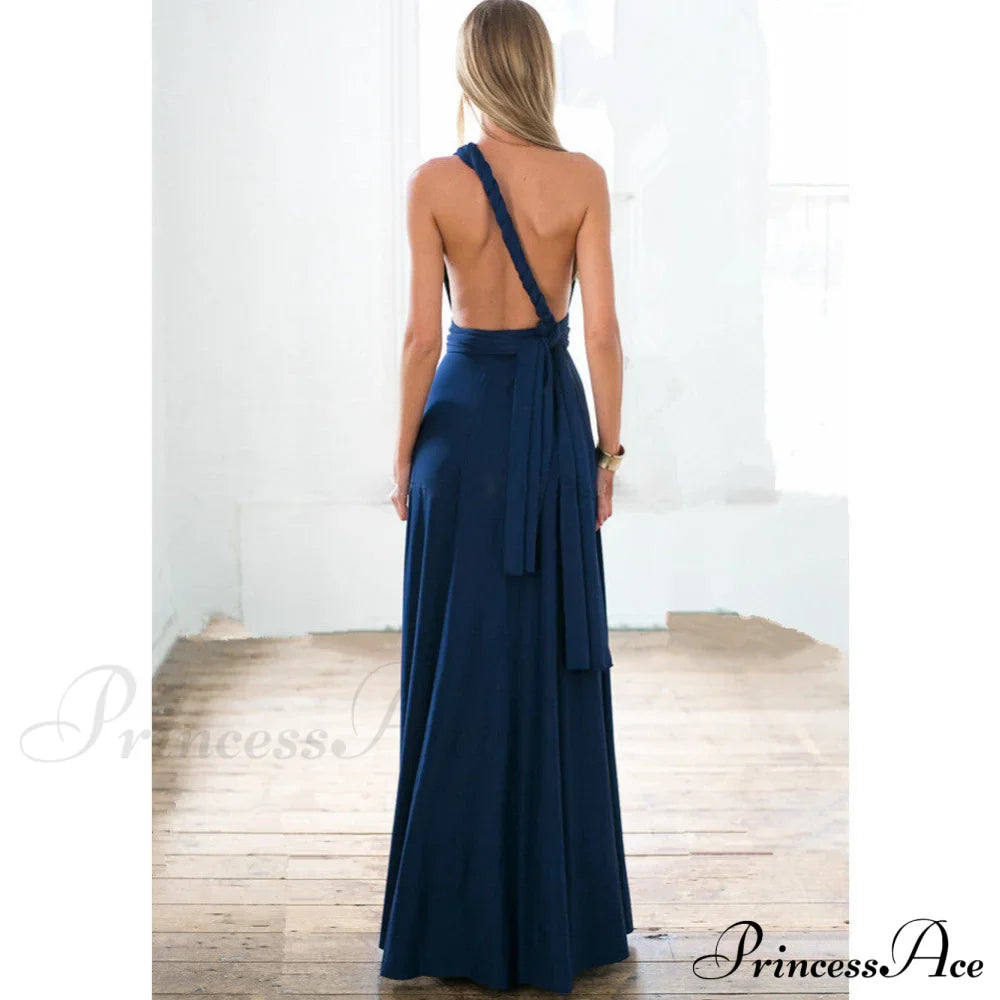 Alexandra Satin Lace Charming Back A-Line Dress image 13