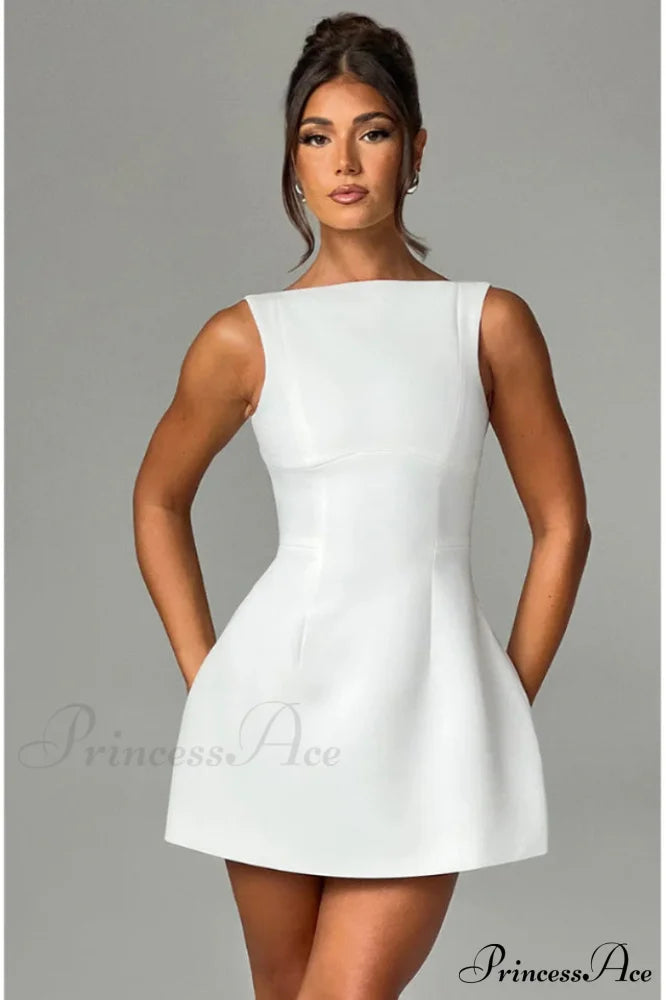 Alicia Elegant Mini Dress image 5