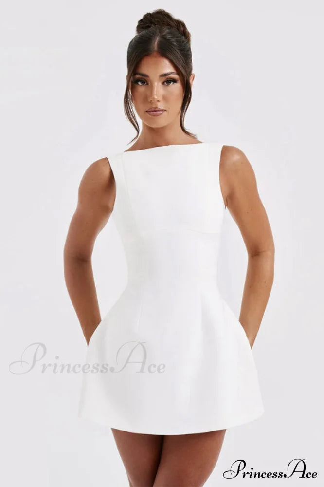 Alicia Elegant Mini Dress image 3
