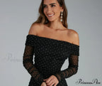 Aliya Formal Stylish Heatstone Ruched Bodycon image 3