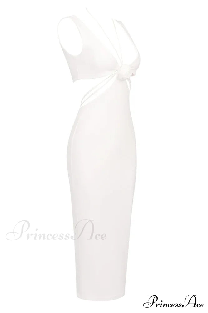 Alize Flower Stylish Embellished Maxi Dress image 14