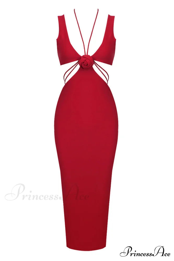 Alize Flower Stylish Embellished Maxi Dress image 18