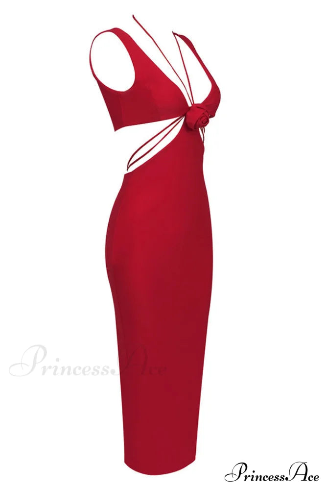 Alize Flower Stylish Embellished Maxi Dress image 19