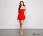 All About That Charming Mesh Mini Dress image 4
