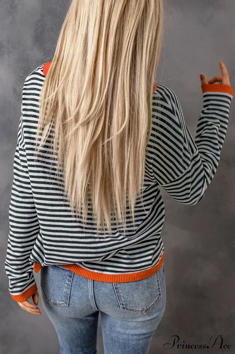 All Around The Charming Way Striped Top image 2