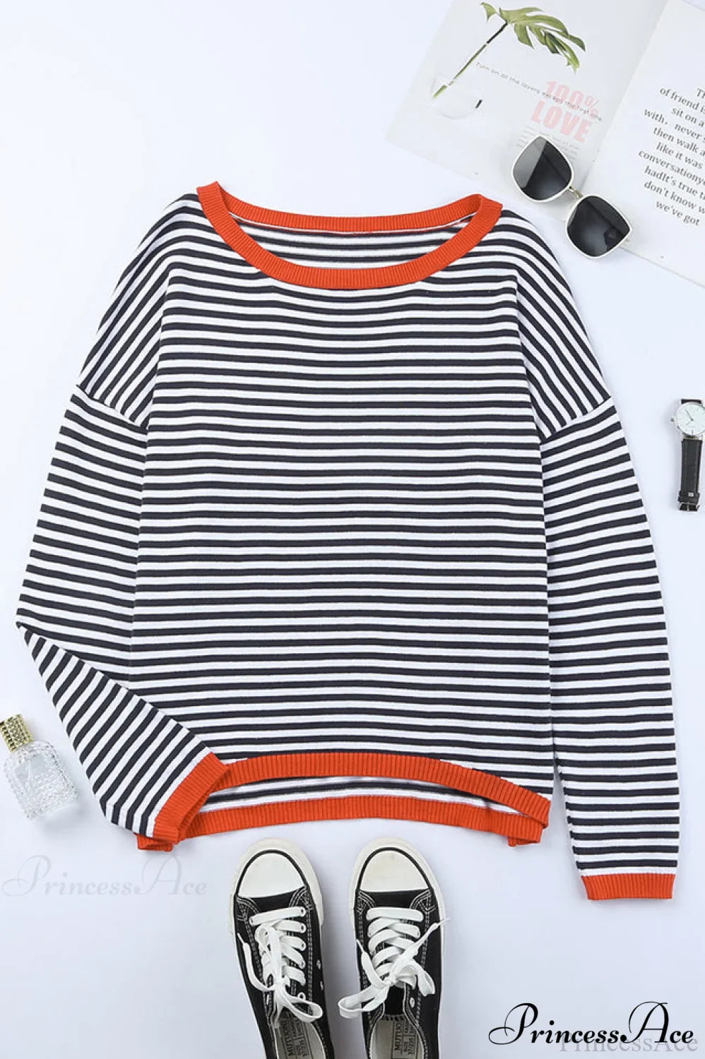 All Around The Charming Way Striped Top image 7