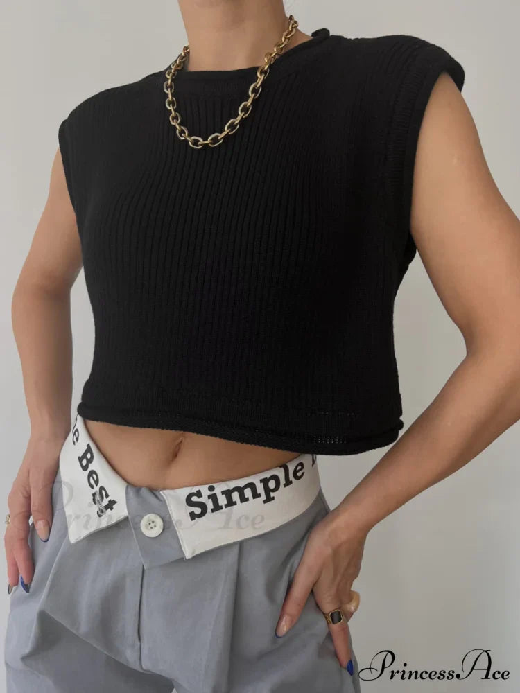 Amalfi Coast Graceful Rib Crop Vest image 3