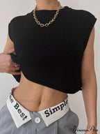 Amalfi Coast Graceful Rib Crop Vest image 4
