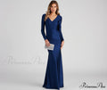 Amelia Long Stylish Sleeve Mermaid Dress image 1