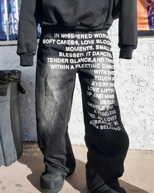 American Gothic Alphabet Relaxed Pant image 1