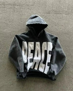 American Gothic Skull Large Zipper Hoodie image 7
