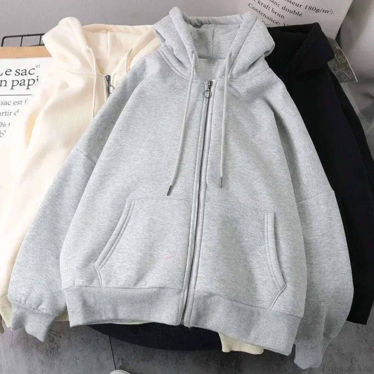 American Gothic Zipper Hoodie image 3
